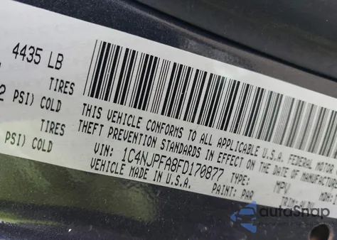 2015 Jeep Patriot High Altitude Edition from USA, damaged, VIN 1C4NJPFA8FD170877